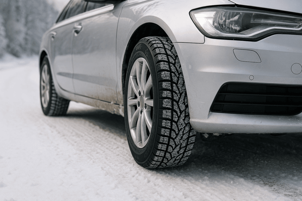 illustration af regler for vinterdæk
