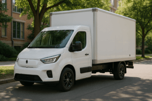 illustration af lej flyttebil